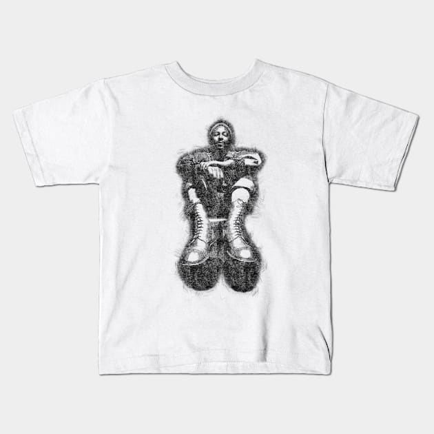 Marvin's Platform Boots Kids T-Shirt by The Chambers